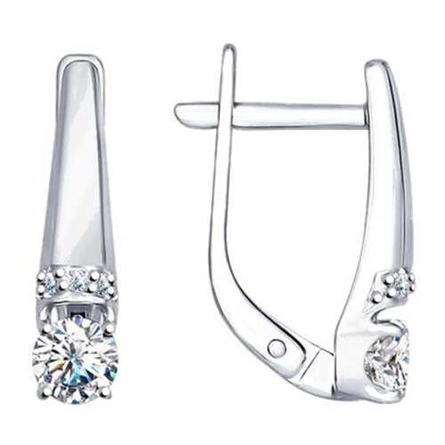 Серьги SOKOLOV из серебра со Swarovski Zirconia 89020030 в Магия Золота