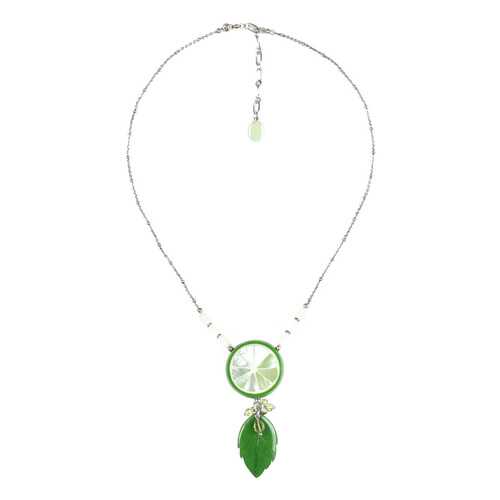 Колье женское Nature Bijoux NB20.1-15-41212 зеленое/серебристое в Магия Золота